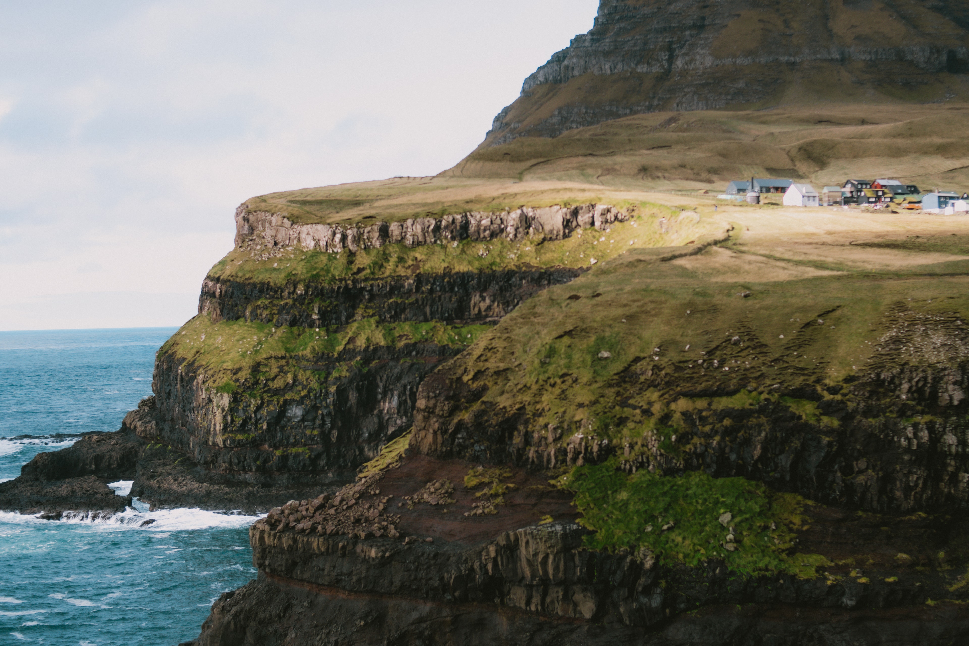 Múlafossur Waterfall on the Faroe Islands