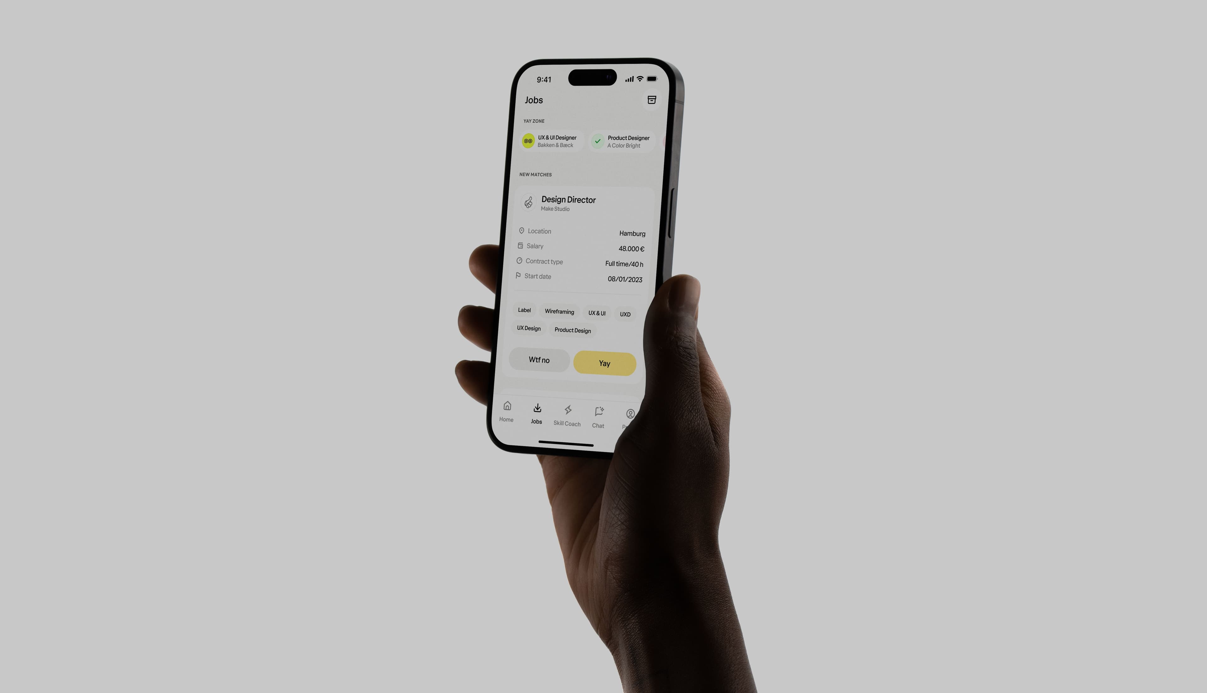 A person holding a phone